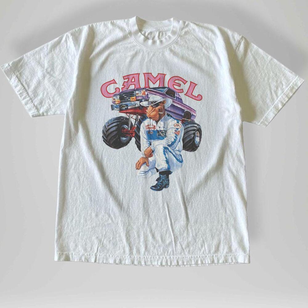Style 90S Camel Motorsports Monster Truck T Shirt Joe Camel Size L 1993